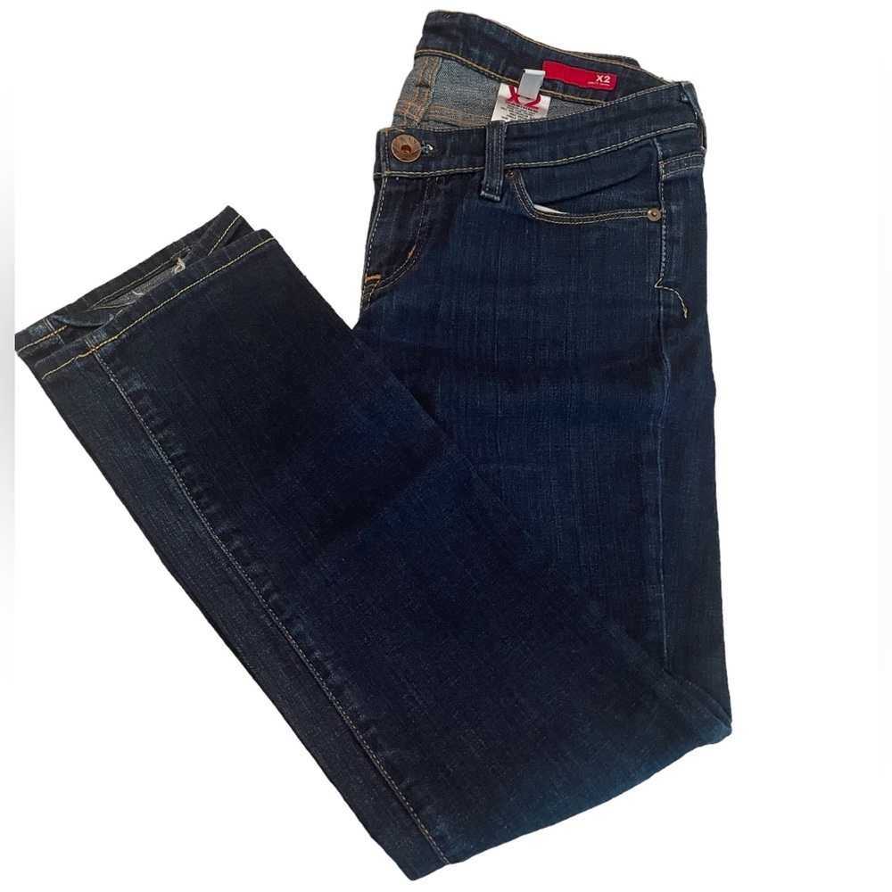 X 2 woman’s skinny jeans, short, size 6